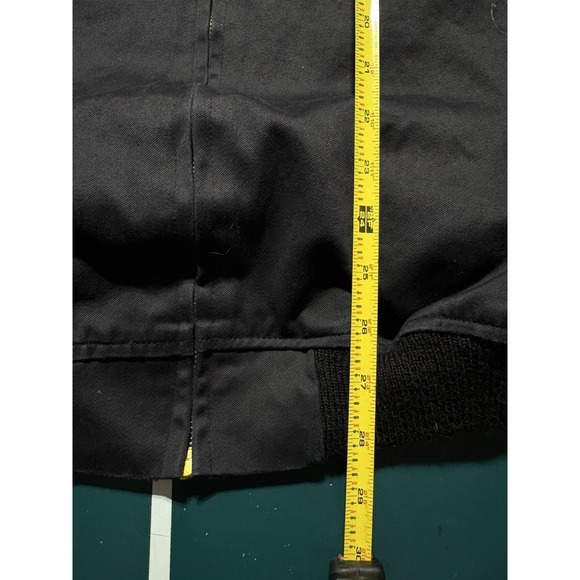 VTG 1991 French Police Dog Handler Bomber Jacket J. Veyrier Black 100L DMC Zip - Picture 16 of 16